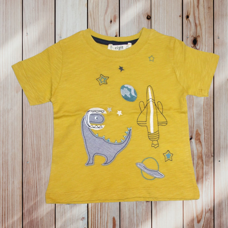 Tricou pentru baietel Rocket Dino