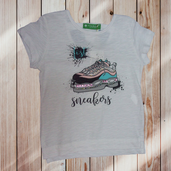 Tricou pentru fetite Sneakers