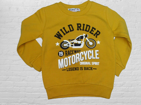 Bluza galbena WILD RIDER MOTORCYCLE