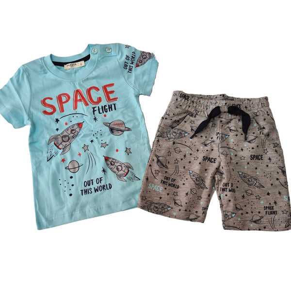 Set tricou și pantaloni scurți SPACE