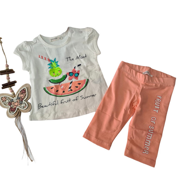 Set tricou și pantaloni Fruits of the summer