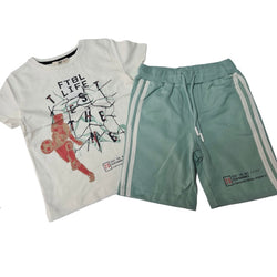 Set tricou și pantaloni scurți footbal